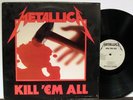 METALLICA kill 'em all ORIGINAL Megaforce MRI 069 Hetfield LARS burton HAMMETT