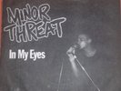 Minor Threat In My Eyes Red Vinyl dischord sxe nyhc dchc bad brains kbd