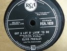 ELVIS PRESLEY 78 rpm PARTY /GOT A LOT O' LIVIN' TO DO RCA  1020 JORDANAIRES