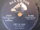 Elvis Presley: Hound Dog / Don't Be Cruel. RCA 20-6604. Old Rock & Roll 78. EXC
