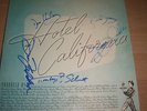 The Eagles - Hotel California LP Inner Sleeve signed by 5 band members