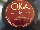 KING OLIVER'S JAZZ BAND Tears / Buddy's Habit OKEH 40000 78RPM Louis Armstrong