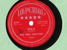 Pee Wee Crayton Imperial 5297 E+ R&B 78 Hurry Hurry b/w Win-O