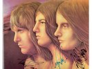 EMERSON LAKE & PALMER - SIGNED BY BAND - VINYL LP (SLEEVE ONLY) 100% ORIGINAL
