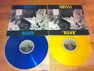 Nirvana - Bleach - Genuine Orig Aussie Blue & Yellow Vinyl LP 's