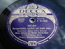 Hans Albers Auf der Reeperbahn nachts um halb eins / La Paloma Decca 43500  78