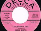 BESSIE GRIFFIN the needed time U.S. DECCA 45rpm 32219_gospel / SOUL