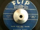 Richard Berry - Have Love Will Travel / No Room - Flip New Breed R&B Soul 45