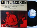 MILT JACKSON & The Thelonious Monk Quintet LP on Blue Note lexington DG mono