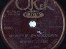 Hear Blues 78 rpm MEMPHIS JUG BAND Memphis Shakedown OKEH 8960