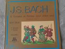 Devy Erlih French ADES LP Bach Sonatas & Partitas solo vol.1 violin