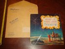 BP446 RARE Vintage Billy Graham 78 R.P.M. Record Original Envelope Copyrght 1952