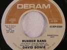 DAVID BOWIE “Rubber Band/There Is A Happy Land” DERAM 85009 PROMO VG++