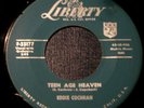 ROCKABILLY 45 EDDIE COCHRAN TEEN AGE HEAVEN I REMEMBER  LIBERTY 55177 NM SLEEVE
