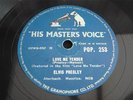 ELVIS PRESLEY LOVE ME TENDER RARE 78 RPM RECORD EX CONDITION