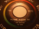The Beatles VJ 498 Please Please Me/Ask Me Why  Oval Logo, one T, VG+, VJ sleeve