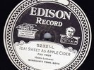 Winegar's Penn. Boys / B. A. Rolfe - EDISON 52321 - Ida Sweet as Apple Cider