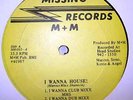 Marcus Mixx (M+M) - I wanna House (Missing Records 002) Rare Chicago house 1987