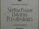 ORLANDUS LASSUS Septem Psalmi Davidis Poenitentiales DGG Stereo 2-LP Box SEALED