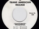 SUCCUBUS 1967, Rated X,   Movie Radio Spots   7 inch 45 rpm