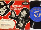 STEPHANE GRAPELLY   DJANGO REINHARDT   UK DECCA 4-TRACK  7