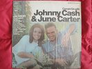 Carryin' on With, Johnny Cash & June Carter Lp Vinyl Record Columbia CS-9528 NM