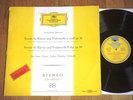 HOELSCHER, DEMUS Brahms Cello Son. DGG 138012 SLPM RED STEREO