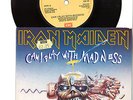 IRON MAIDEN Can I Play With Madness Irish Pressing with picture sleeve EMI Green