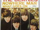 THE BEATLES Nowhere Man/What Goes On  45 RPM w/ PICTURE SLEEVE Capitol 5587 PS