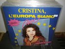 CRISTINA D'AVENA L'Europa siamo noi LP ITALIA EX-/M- con rubrica telefonica