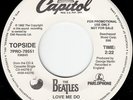 Beatles - Love Me Do/PS I Love You - PROMO 30th Anniversary issue w/Postcard