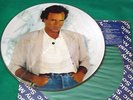 Julio Iglesias - Starry Night  Picture LP 1st Press Brazil ONLY Sony 1990 PROMO