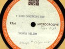 Unknown? Northern Soul 45 Acetate BARBARA WILSON (wife of Frank?) - 1-Sided