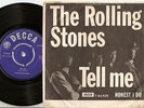 THE ROLLING STONES TELL ME NORWAY DANISH 45+PS 1964 FIRST RELEASED WHITE LETTERS