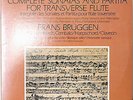 BACH: Complete Sonatas & Partita for Transverse Flute-M1977 2LP FRANS BRUGGEN