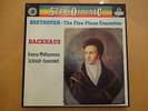 Beethoven-5 Piano Concertos-Backhaus-London CSA 2401-FFRR-4 Disc Set-UK Press