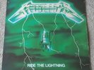 METALLICA 100% ORIGINAL LP France RARE GREEN COVER MISPRINT Ride The Lightning