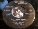 NANCY PETERS Rare Detroit Doowop 45 Kudo Cry Baby Heart / Don’t Worry Me No More