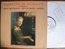  MADELEINE DE VALMALETE BACH PARTITA PIERRE VERANY DEDICATED M LP 