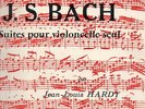 RARE FRENCH J.S. BACH SUITES FOR CELLO SOLO  JEAN LOUIS HARDY 10 