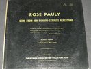 Rose Pauly - gems from her Richard Strauss repertoire lp
