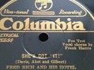 FRED RICH HOTEL ASTOR ORCH 78rpm Shes Got It IPANA TROUBADOURS One Oclock Baby