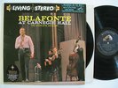BELAFONTE AT CARNEGIE HALL - LSO 6006 - LIVING STEREO TAS 2LP  - 1S,1S,1S,5S  NM