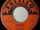 RARE LITTLE SONNY 45 EXCELLO LOVE SHOCK DETROIT BLUES LISTEN