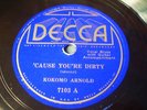 HEAR Kokomo Arnold Guitar Only Decca 7103 Cause Youre Dirty, Tonic Head Blues