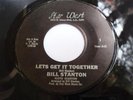 Rare Bill Stanton Northern Soul Funk Lets Get It Together on Star West 45 Record