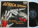 RARE AFRICAN VOODOO DRUM LOUNGE EXOTICA LP - AFRICA SPEAKS AMERICA ANSWERS - NM