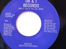 MODERN SOUL BOOGIE 45-DEXTER WRIGHT -BREAK /HERE TO GROVE YOU on OK & T