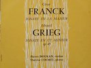 PIERRE DOUKAN - THERESE COCHET / FRANCK - GRIEG / ERATO LDE 3091