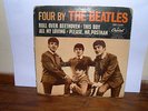 Rare Four by the Beatles 45 Record w/ Original Sleeve EAP1-2121  NO RESERVE